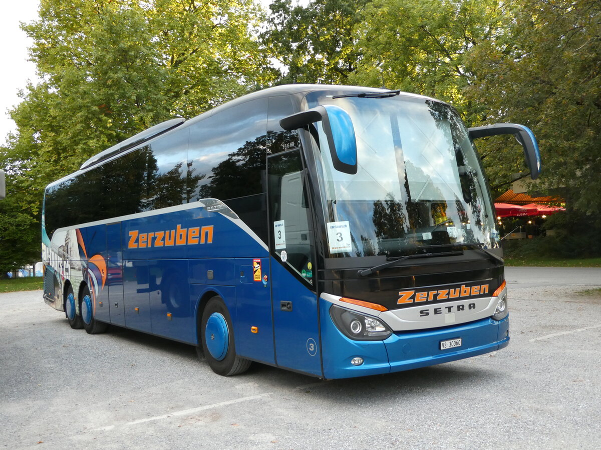 (240'144) - Zerzuben, Visp-Eyholz - Nr. 3/VS 30'060 - Setra am 20. September 2022 in Thun, Lachenwiese