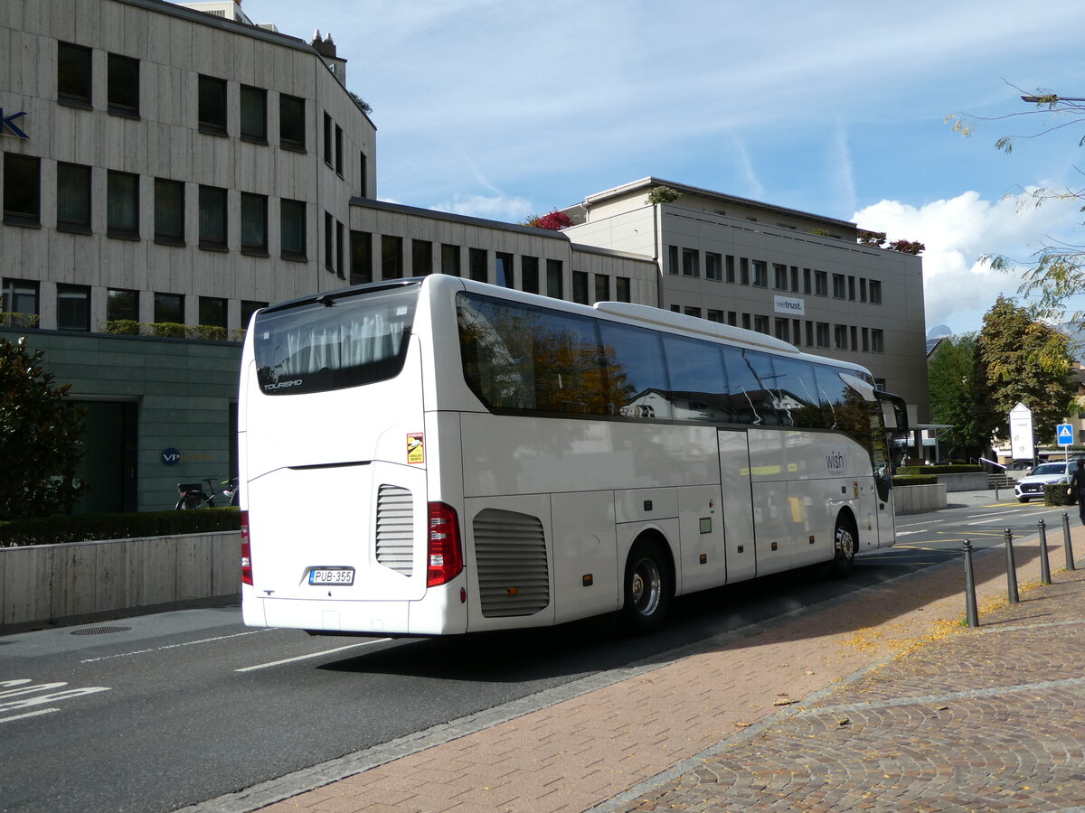 (240'958) - Aus Ungarn: Levissimo, Budapest - PUB-355 - Mercedes am 11. Oktober 2022 in Vaduz, Stdtle