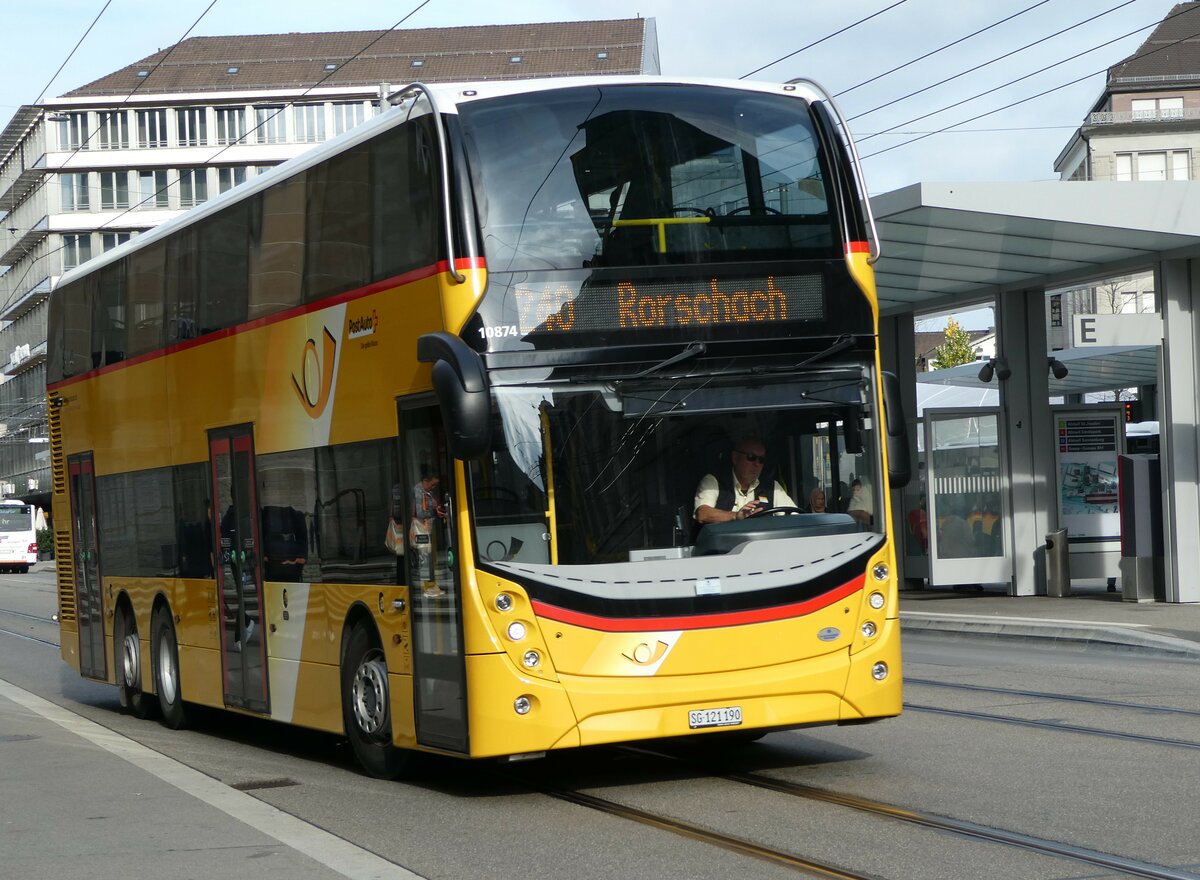 (241'005) - Schwizer, Goldach - SG 121'190 - Alexander Dennis am 11. Oktober 2022 beim Bahnhof St. Gallen