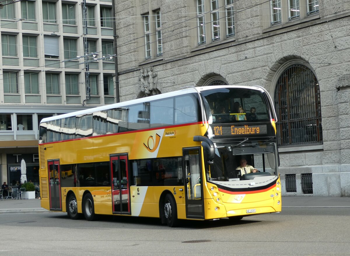 (241'025) - PostAuto Ostschweiz - AR 45'267 - Alexander Dennis (ex SG 443'913) am 11. Oktober 2022 beim Bahnhof St. Gallen