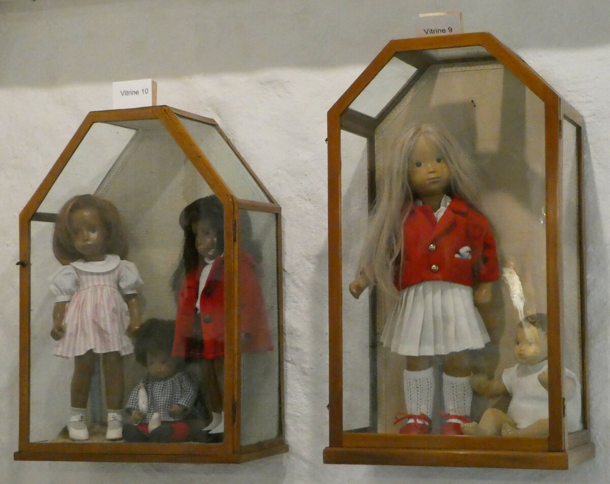 (241'510) - Sasha-Morgenthaler-Puppen am 18. Oktober 2022 in Spiez, Spielzeugmuseum