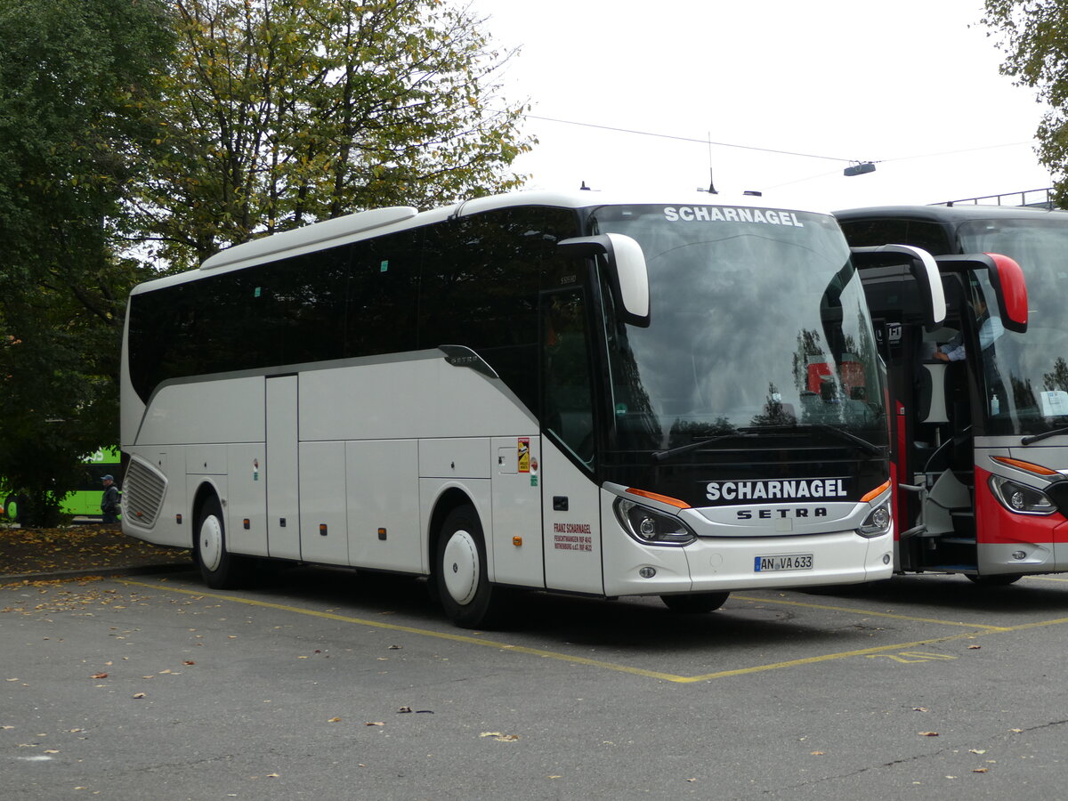 (241'642) - Aus Deutschland: Scharnagel, Feuchtwangen - AN-VA 633 - Setra am 20. Oktober 2022 in Zrich, Sihlquai