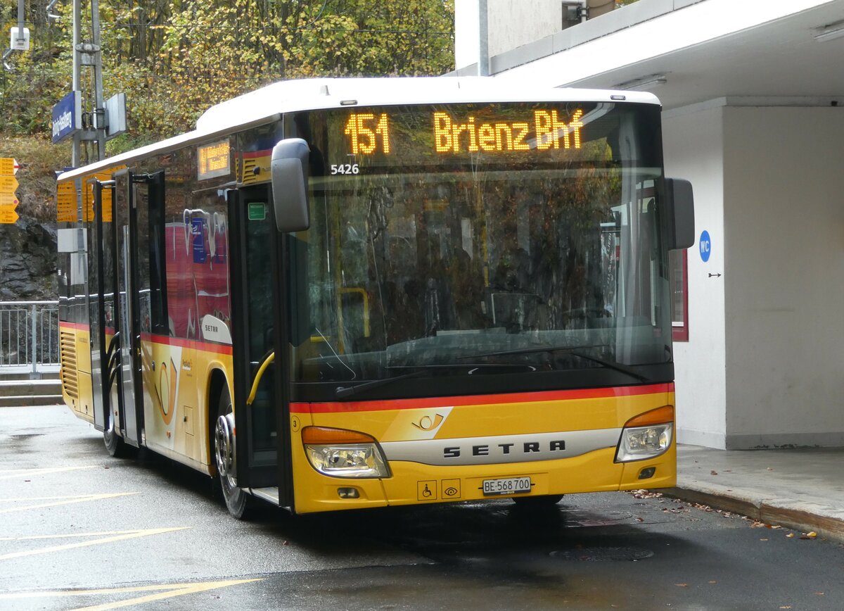 (241'700) - Flck, Brienz - Nr. 3/BE 568'700 - Setra am 22. Oktober 2022 auf dem Brnigpass