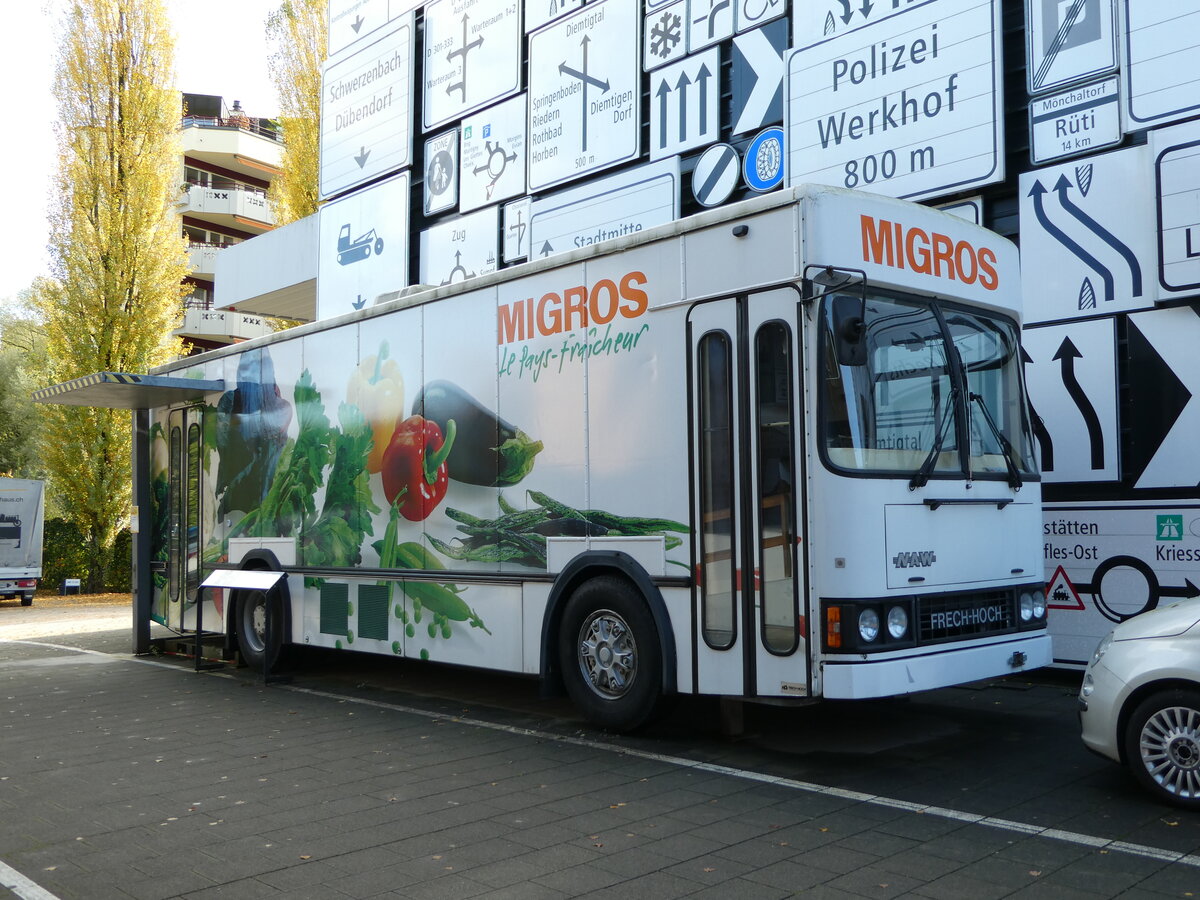 (241'726) - Migros, Martigny - NAW/FHS am 22. Oktober 2022 in Luzern, Verkehrshaus