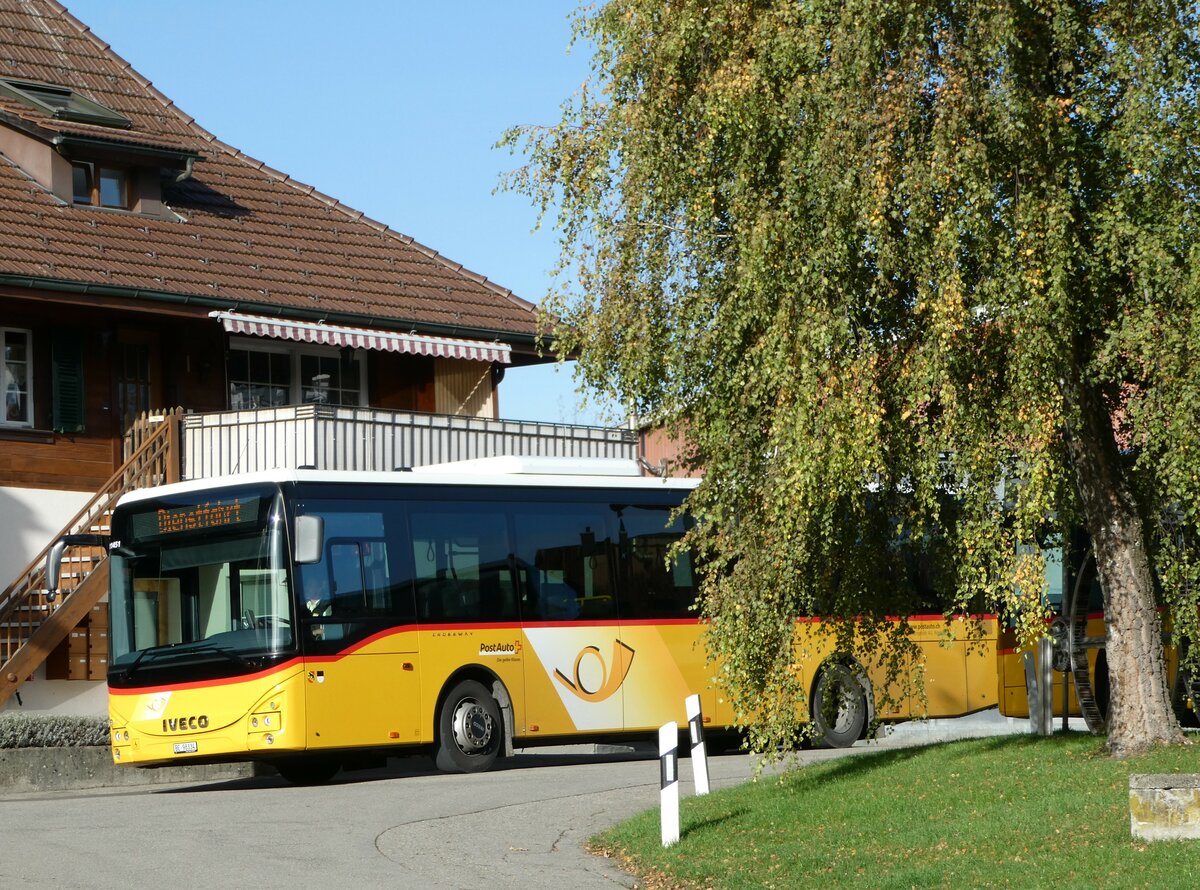 (241'882) - Engeloch, Riggisberg - Nr. 13/BE 98'334 - Iveco am 28. Oktober 2022 in Riggisberg, Garage