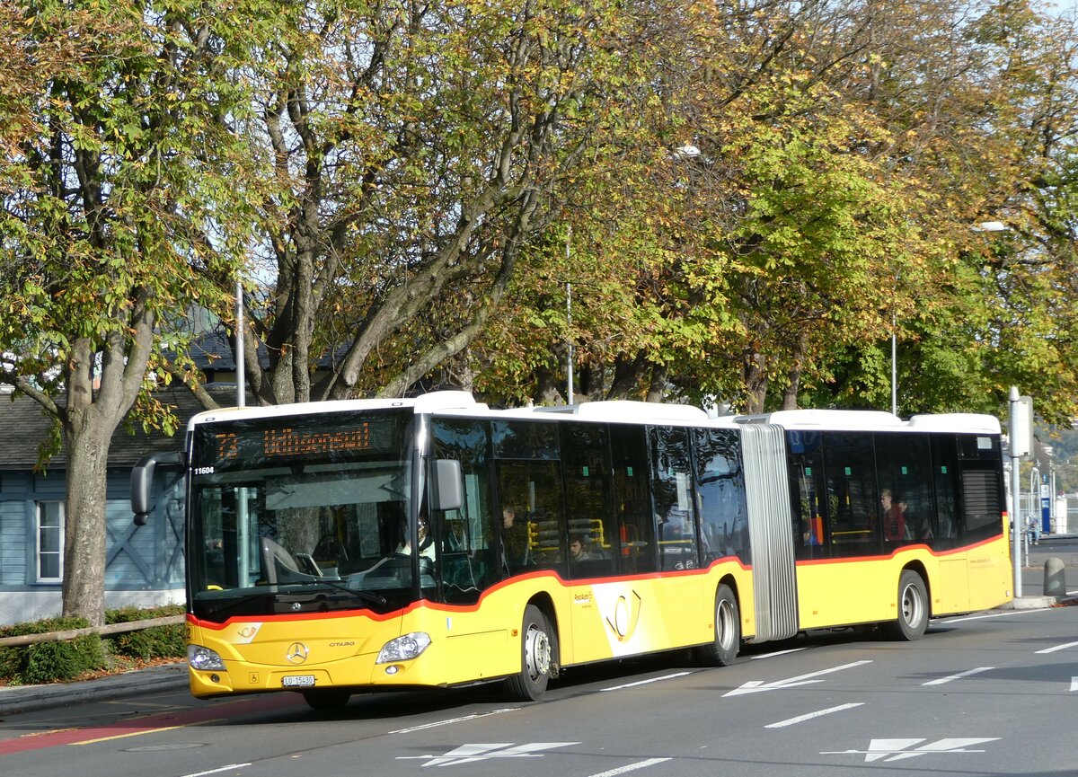 (242'245) - Bucheli, Kriens - Nr. 22/LU 15'430 - Mercedes am 6. November 2022 beim Bahnhof Luzern