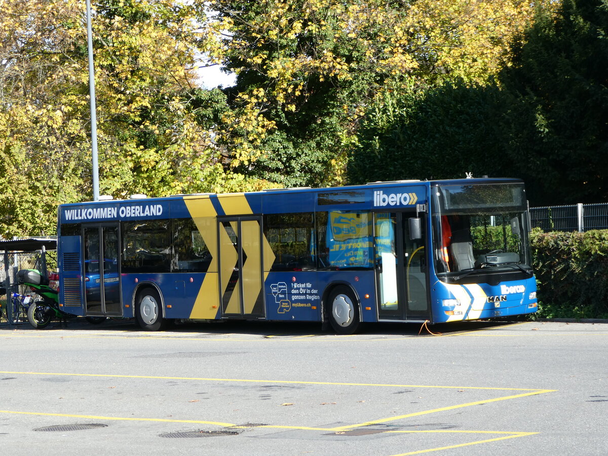 (242'395) - STI Thun - Nr. 128 - MAN am 11. November 2022 bei der Schifflndte Thun