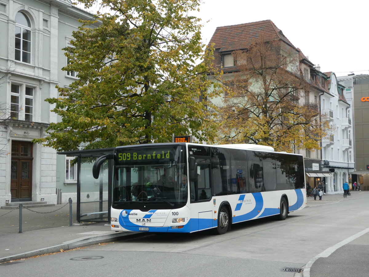 (242'575) - BOGG Wangen b.O. - Nr. 100/SO 21'839 - MAN am 12. November 2022 in Olten, Konradstrasse