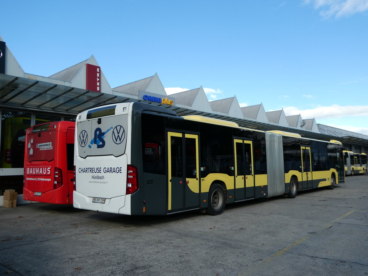 (243'035) - STI Thun - Nr. 709/BE 865'709 - Mercedes am 20. November 2022 in Thun, Garage