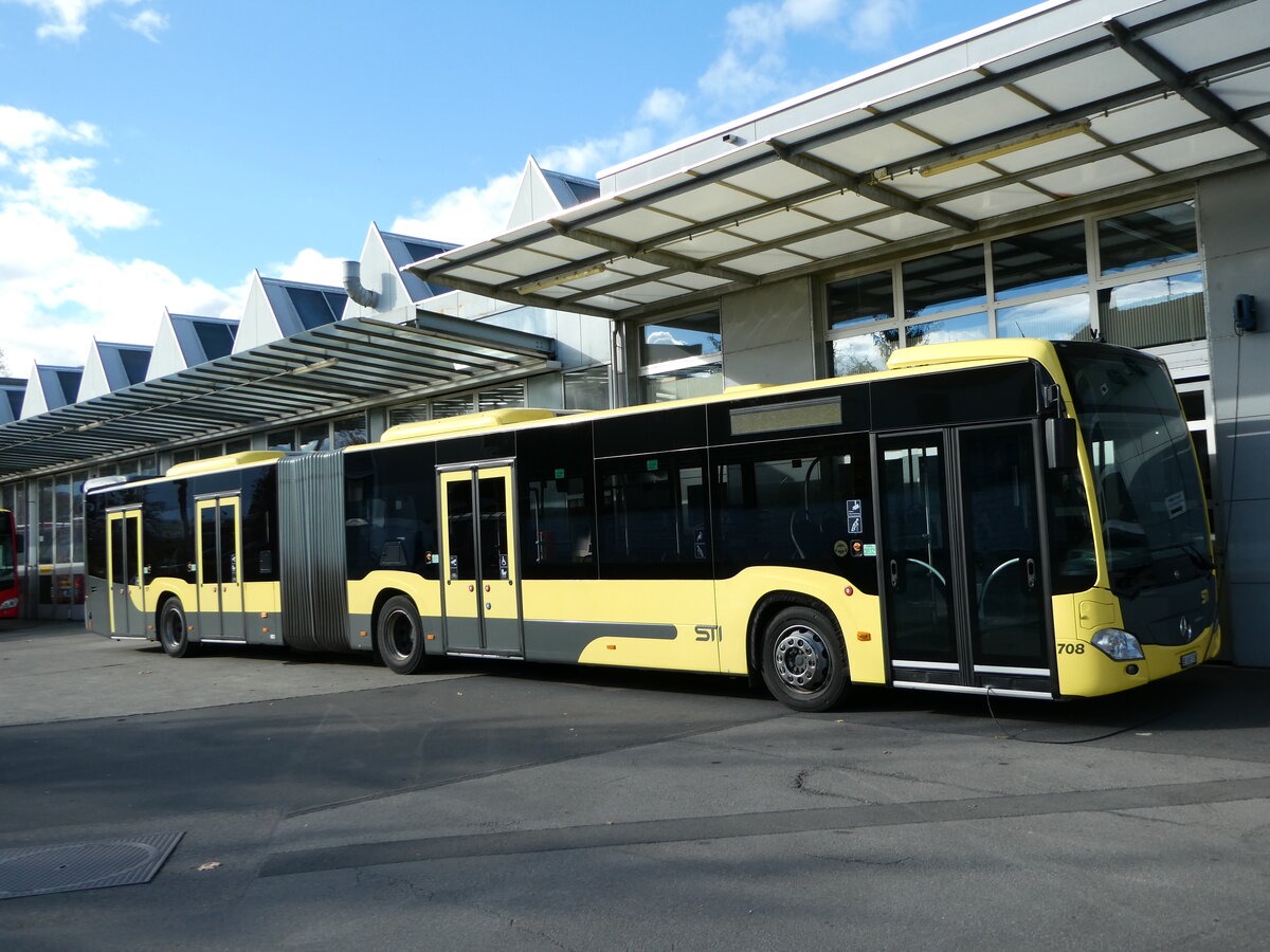 (243'038) - STI Thun - Nr. 708/BE 865'708 - Mercedes am 20. November 2022 in Thun, Garage