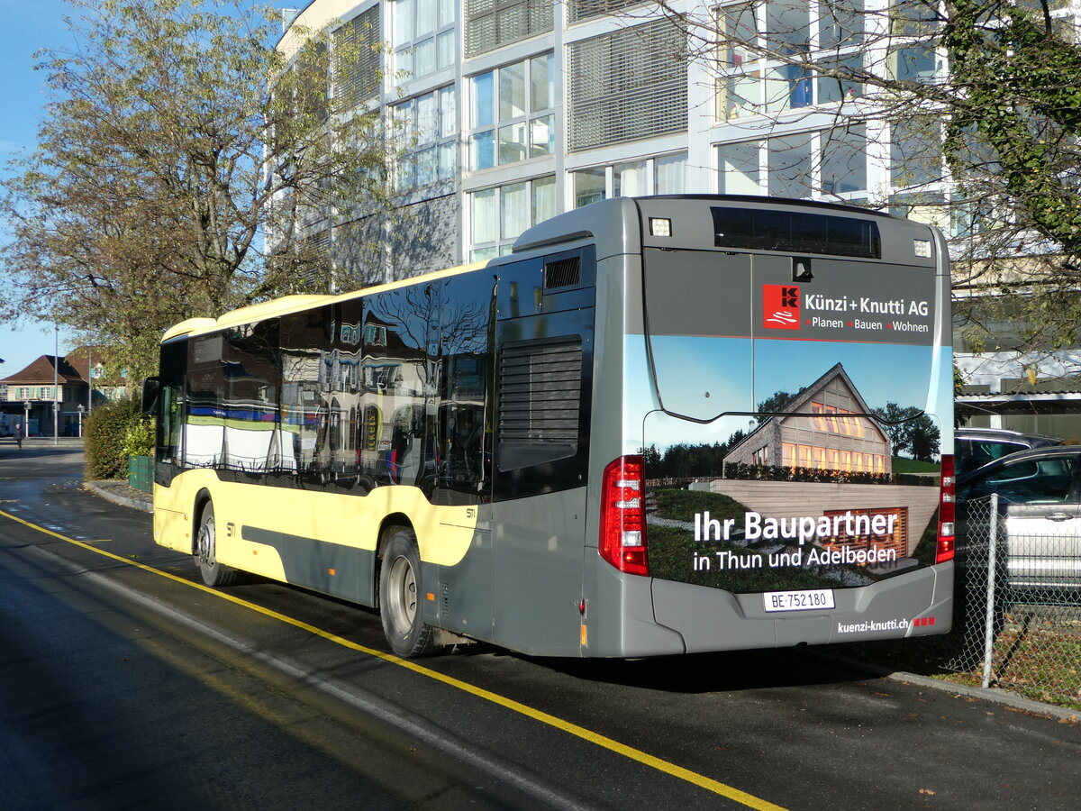 (243'483) - STI Thun - Nr. 180/BE 752'180 - Mercedes am 6. Dezember 2022 bei der Schirfflndte Thun