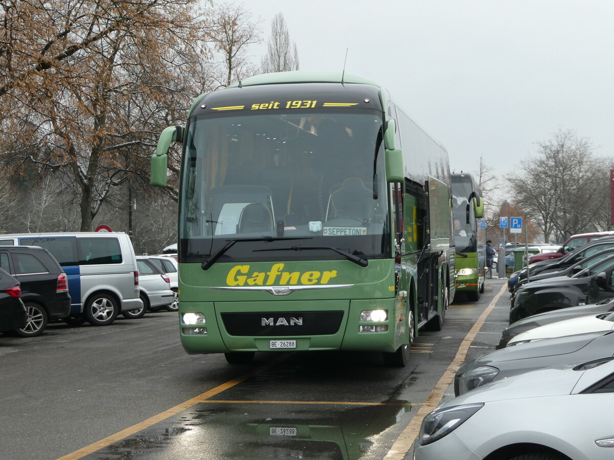 (243'983) - Gafner, Gwatt - Nr. 100/BE 26'288 - MAN (ex PostAuto Bern) am 17. Dezember 2022 in Thun, CarTerminal