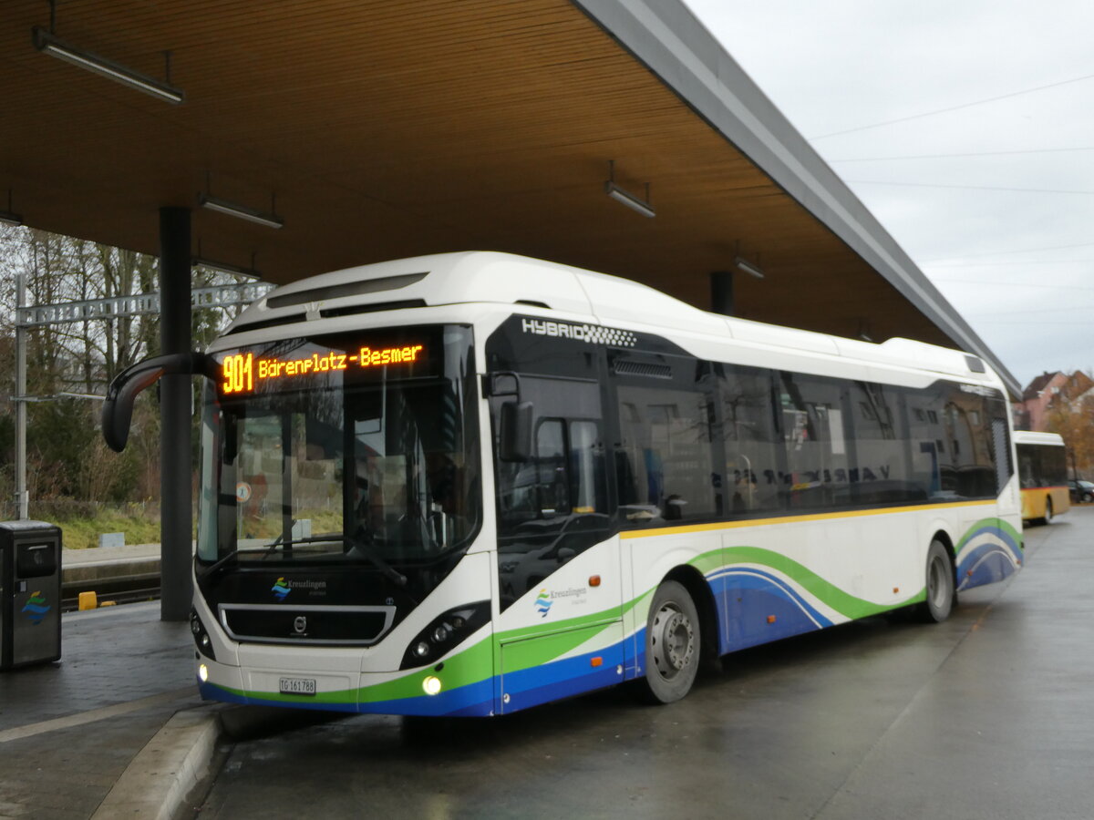 (244'093) - SBK Kreuzlingen - TG 161'788 - Volvo am 21. Dezember 2022 beim Bahnhof Kreuzlingen