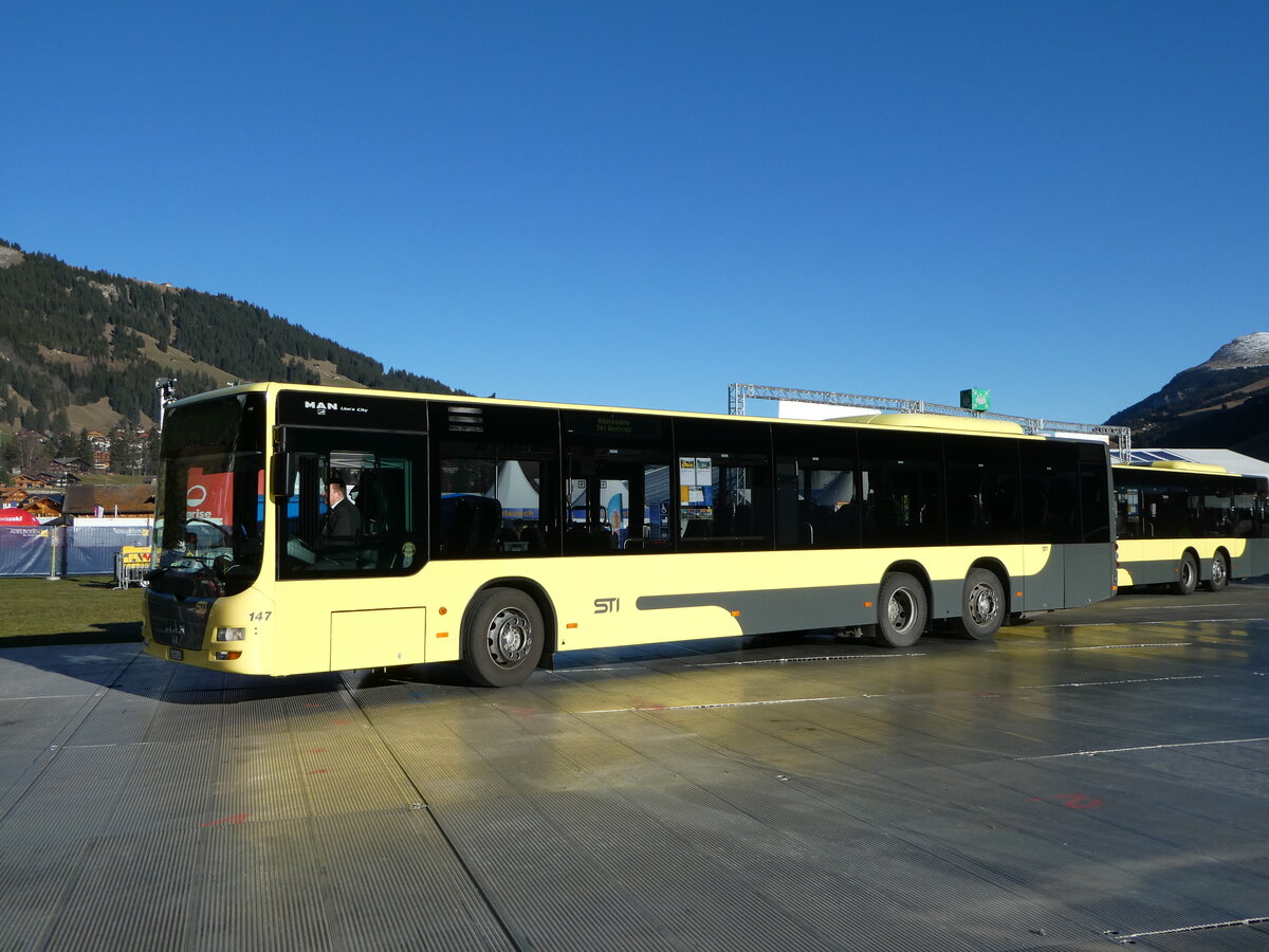 (244'599) - STI Thun - Nr. 147/BE 801'147 - MAN am 7. Januar 2023 in Adelboden, Weltcup