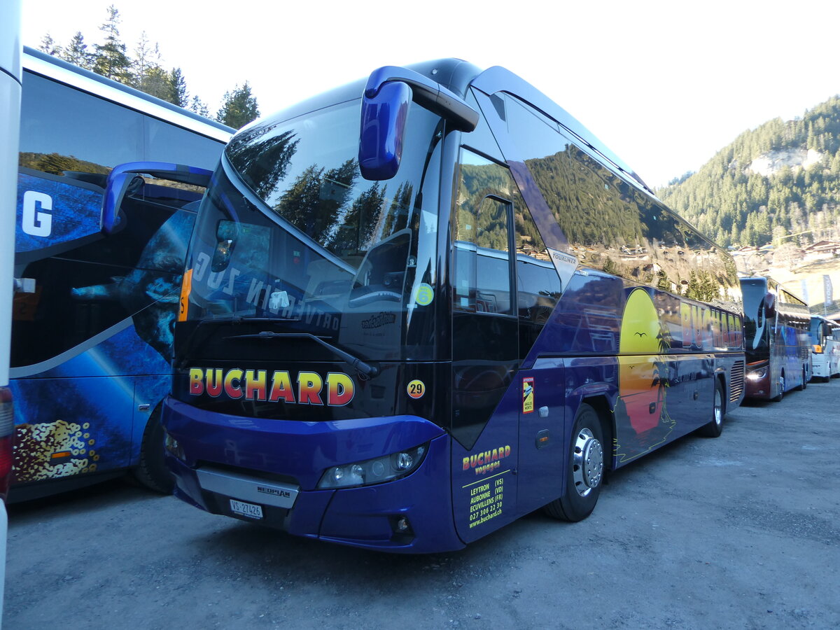 (244'749) - Buchard, Leytron - Nr. 29/VS 27'426 - Neoplan am 7. Januar 2023 in Adelboden, ASB