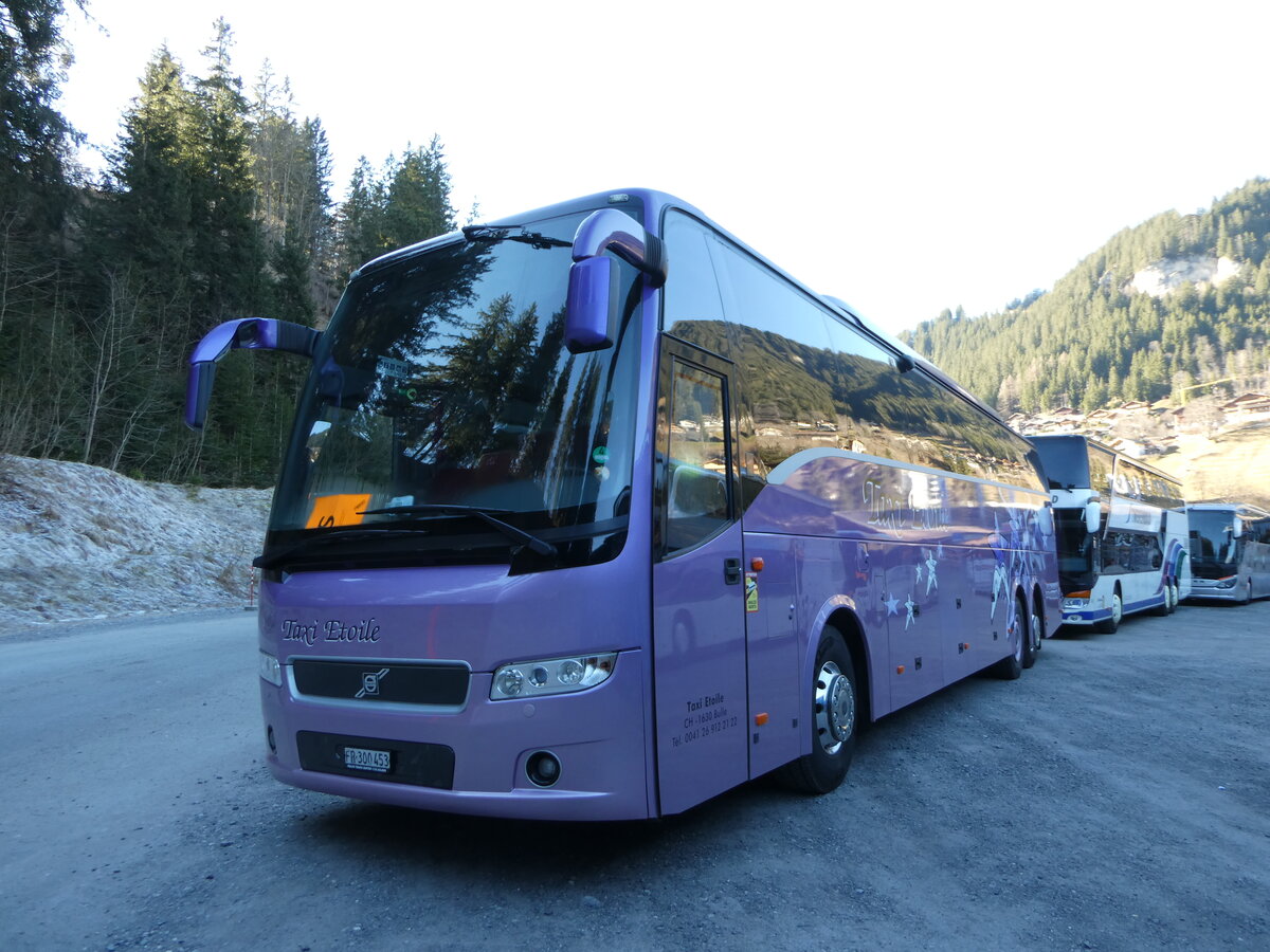 (244'761) - Taxi Etoile, Bulle - FR 300'453 - Volvo am 7. Januar 2023 in Adelboden, ASB