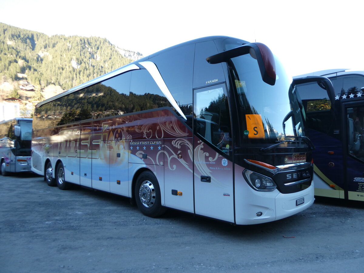 (244'795) - Gssi, Horw - LU 183'829 - Setra am 7. Januar 2023 in Adelboden, ASB