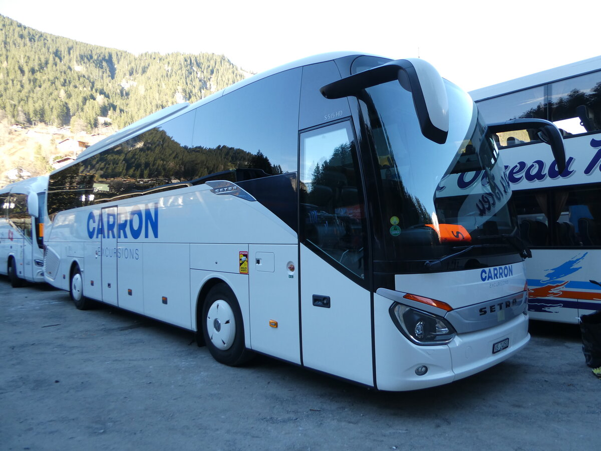 (244'807) - Carron, Fully - VS 24'050 - Setra (ex SAD, SK-Prievidza) am 7. Januar 2023 in Adelboden, ASB