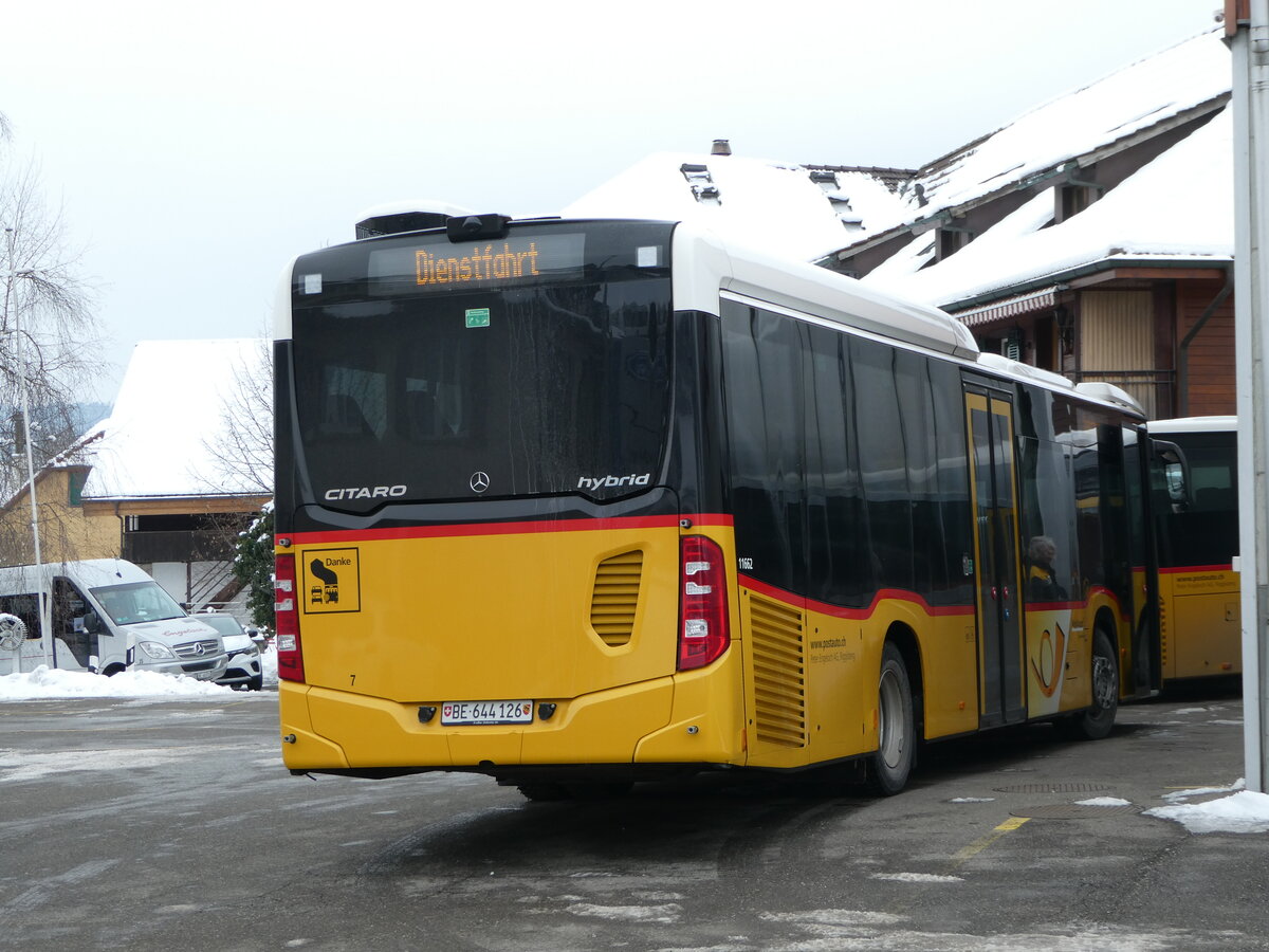 (245'287) - Engeloch, Riggisberg - Nr. 7/BE 644'126/PID 11'662 - Mercedes am 23. Januar 2023 in Riggisberg, Garage