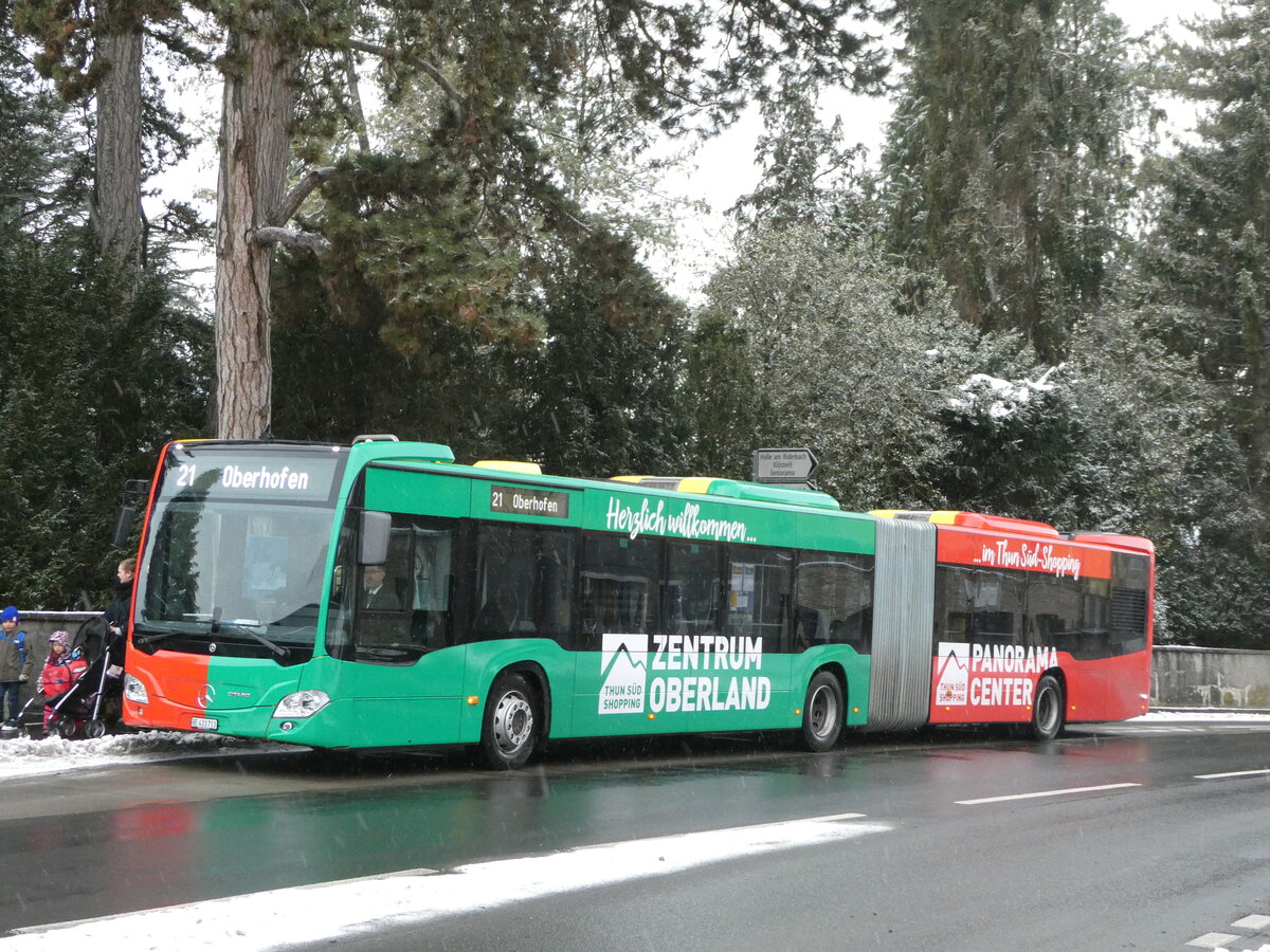 (245'444) - STI Thun - Nr. 713/BE 433'713 - Mercedes am 28. Januar 2023 in Oberhofen, Wichterheer Gut