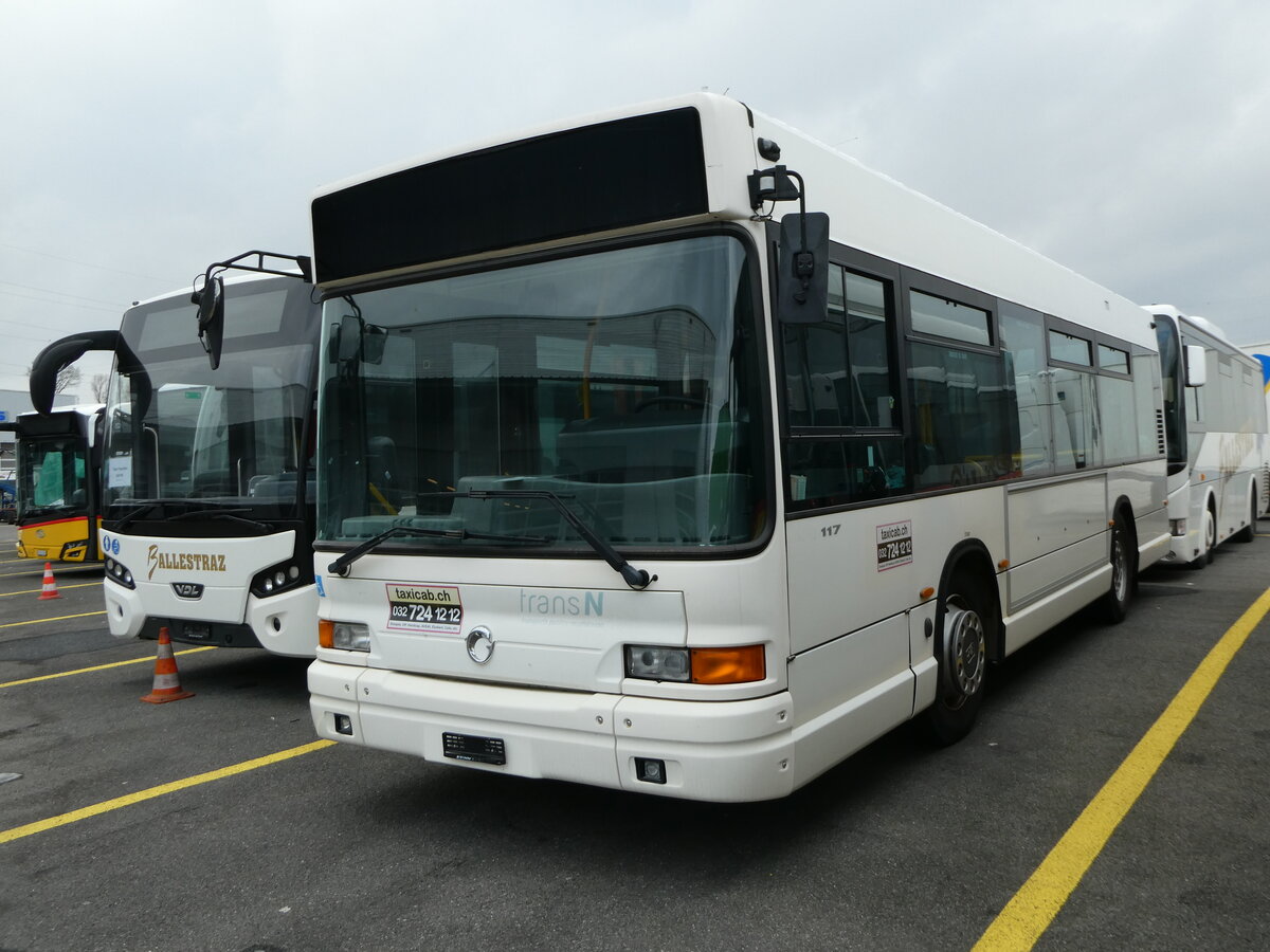 (245'484) - Taxicab, Neuchtel - Irisbus am 28. Januar 2023 in Kerzers, Interbus