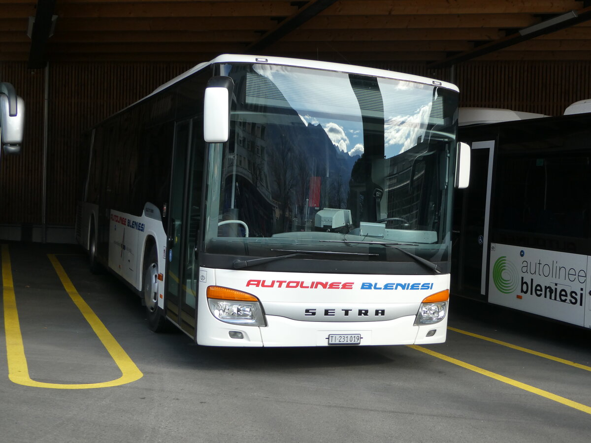 (245'795) - ABl Biasca - Nr. 19/TI 231'019 - Setra am 4. Februar 2023 in Biasca, Garage