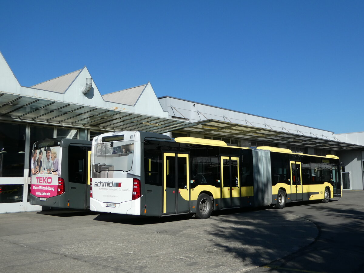 (246'074) - STI Thun - Nr. 708/BE 865'708 - Mercedes am 12. Februar 2023 in Thun, Garage