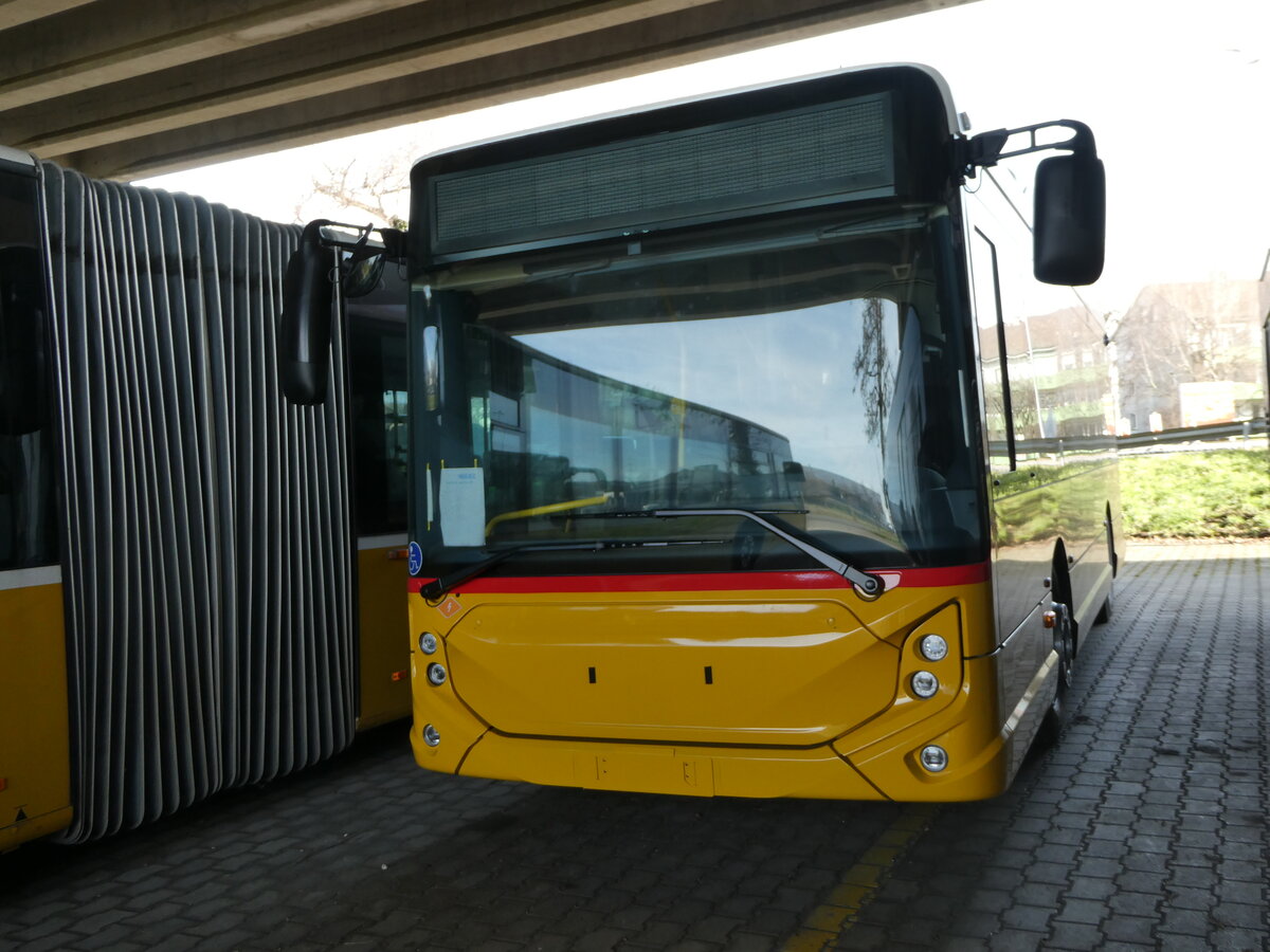 (246'284) - Gessinger, Bad Ragaz - (13701231) - Heuliez-Iveco am 18. Februar 2023 in Kerzers, Murtenstrasse