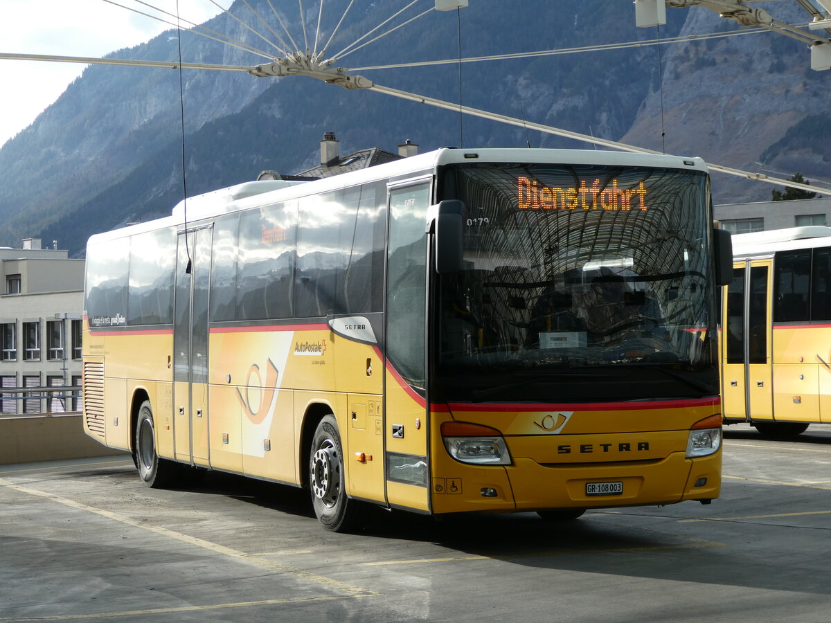 (246'542) - TpM, Mesocco - Nr. 3/GR 108'003/PID 10'179 - Setra am 24. Februar 2023 in Chur, Postautostation