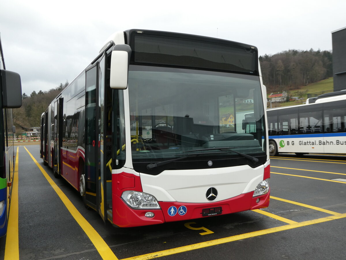 (246'565) - EvoBus, Winterthur - (126'575) - Mercedes (ex Wiener Linien, A-Wien Nr. 8714) am 25. Februar 2023 in Winterthur, EvoBus