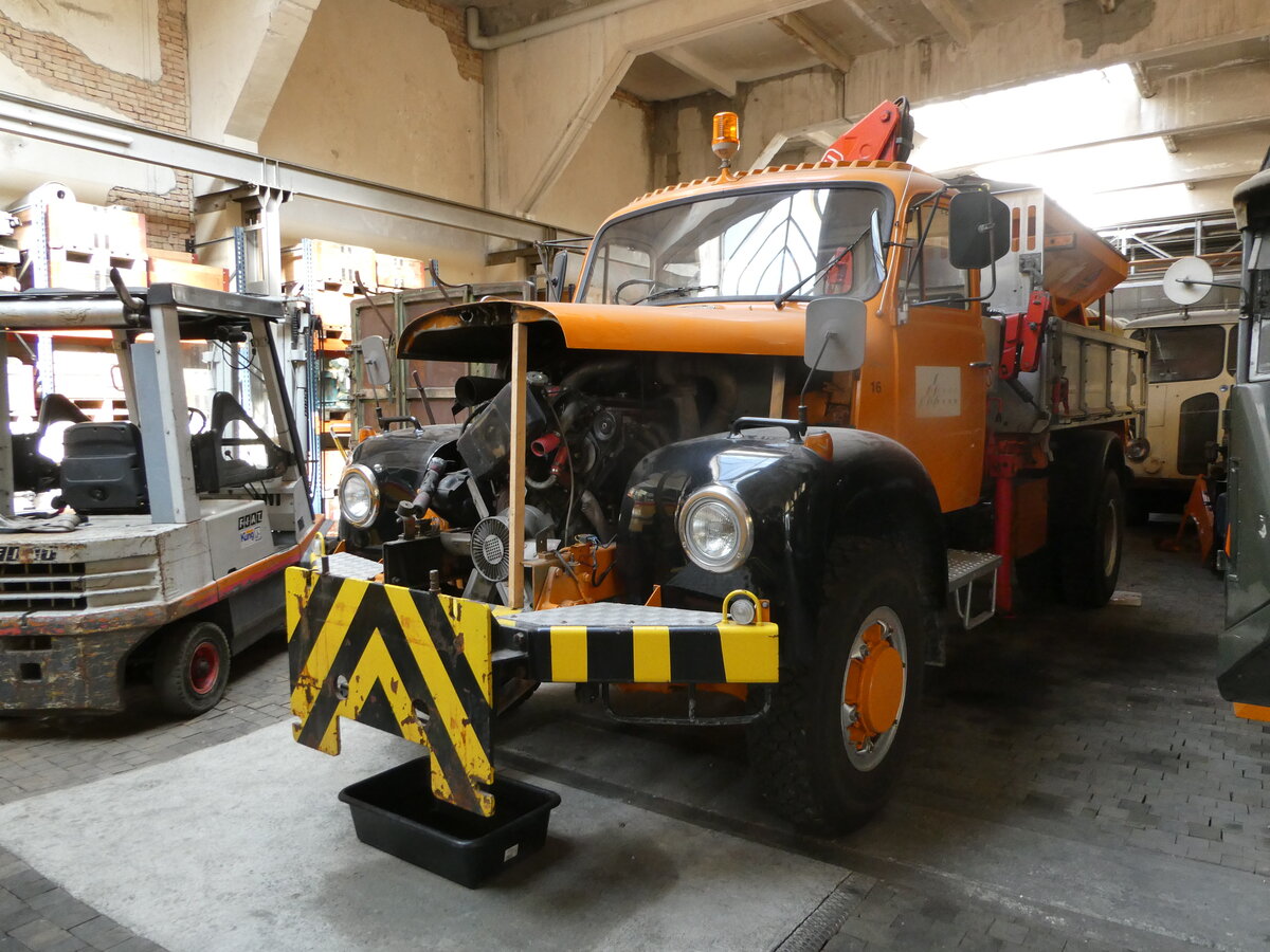 (247'364) - Stadt Arbon - Nr. 16 - Saurer am 17. Mrz 2023 in Arbon, Saurermuseum Depot