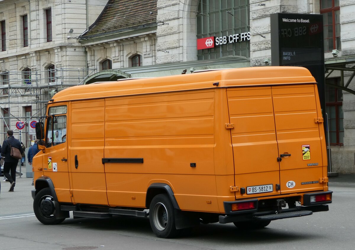 (247'838) - BVB Basel - Nr. 2840/BS 5812 - Mercedes am 30. Mrz 2023 beim Bahnhof Basel