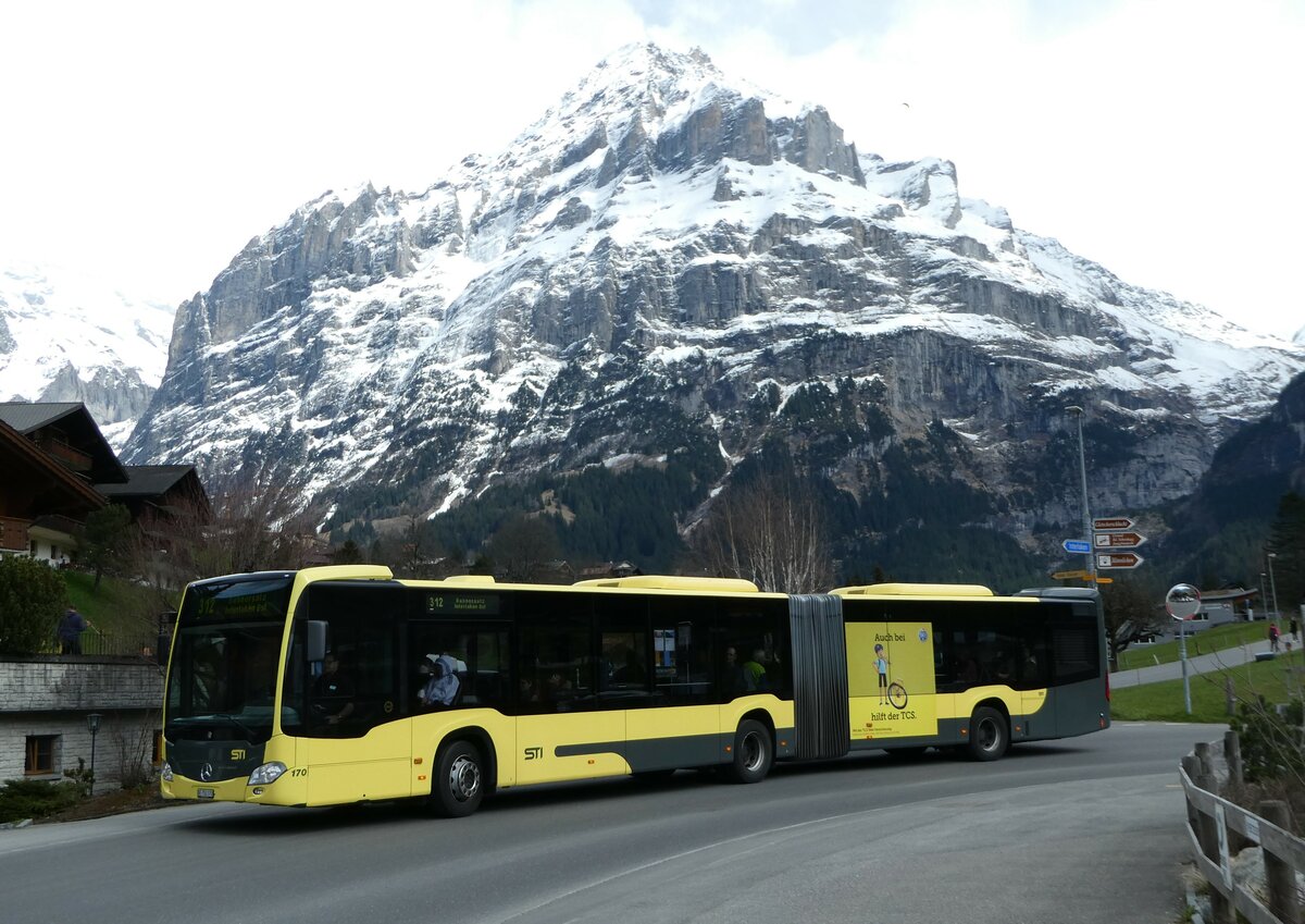 (248'824) - STI Thun - Nr. 170/BE 752'170 - Mercedes am 18. April 2023 in Grindelwald, Sge Grund