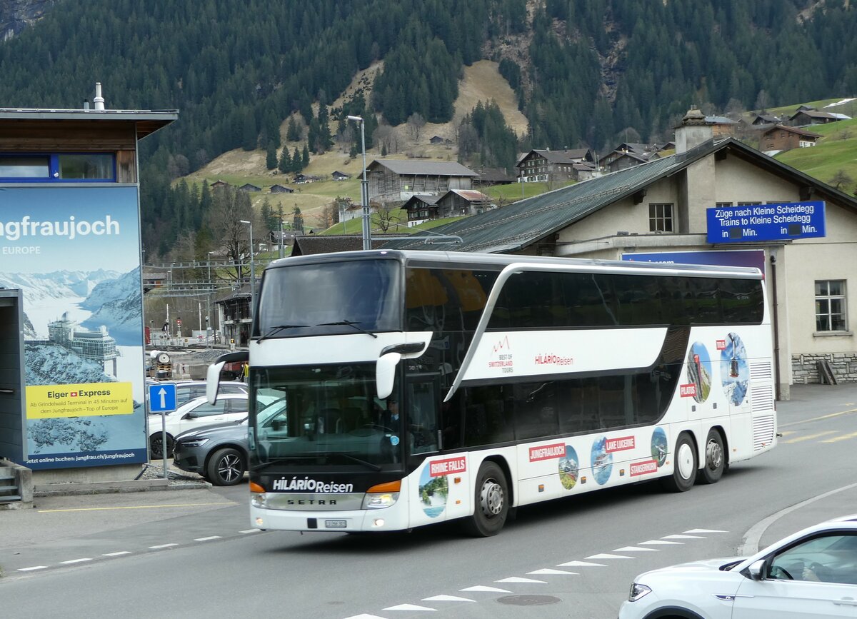 (248'834) - Hilrio, Schtz - LU 266'303 - Setra am 18. April 2023 in Grindelwald, Grund