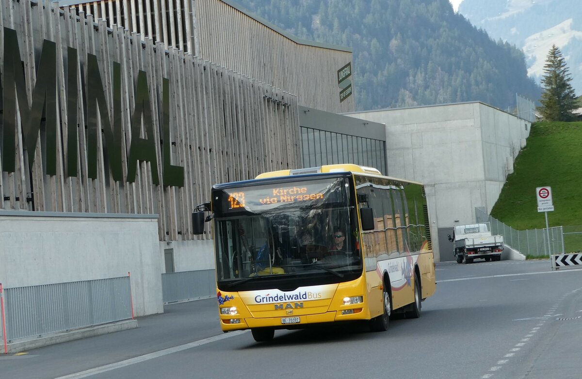 (248'886) - Grindelwaldbus, Grindelwald - Nr. 23/BE 70'397 - MAN am 19. April 2023 in Grindelwald, Terminal