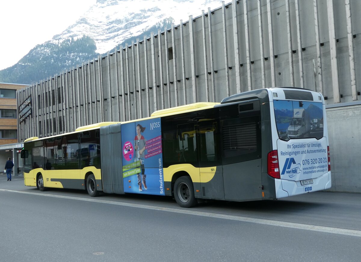 (248'887) - STI Thun - Nr. 161/BE 752'161 - Mercedes am 19. April 2023 in Grindelwald, Terminal