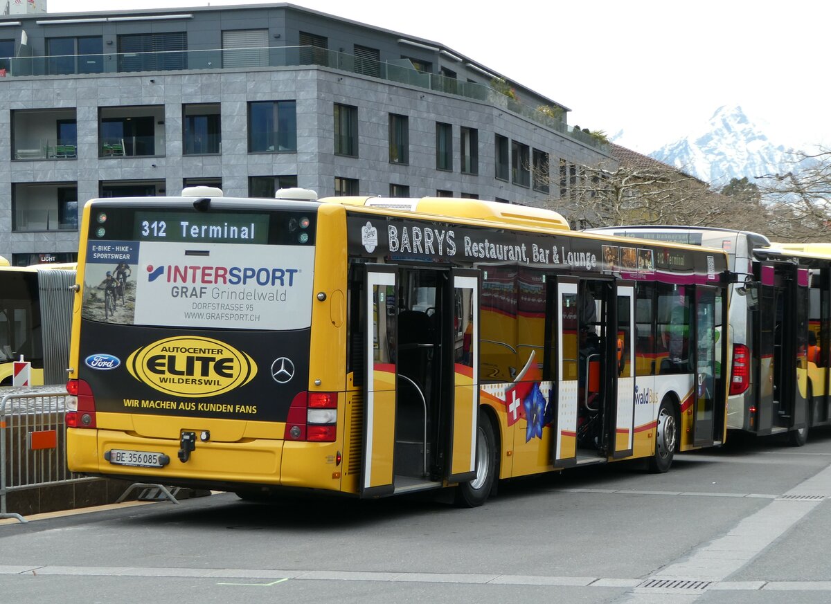 (248'986) - Grindelwaldbus, Grindelwald - Nr. 12/BE 356'085 - MAN am 21. April 2023 beim Bahnhof Interlaken Ost