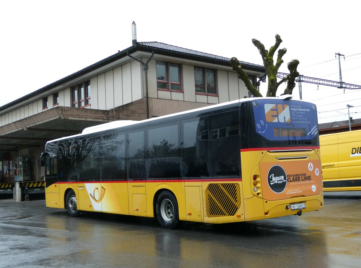 (249'121) - PostAuto Ostschweiz - AI 14'961/PID 10'726 - Volvo (ex SG 443'908) am 25. April 2023 beim Bahnhof Appenzell