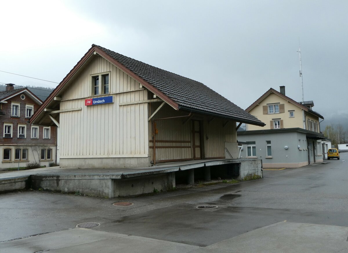 (249'130) - Bahnhof Urnsch am 25. April 2023
