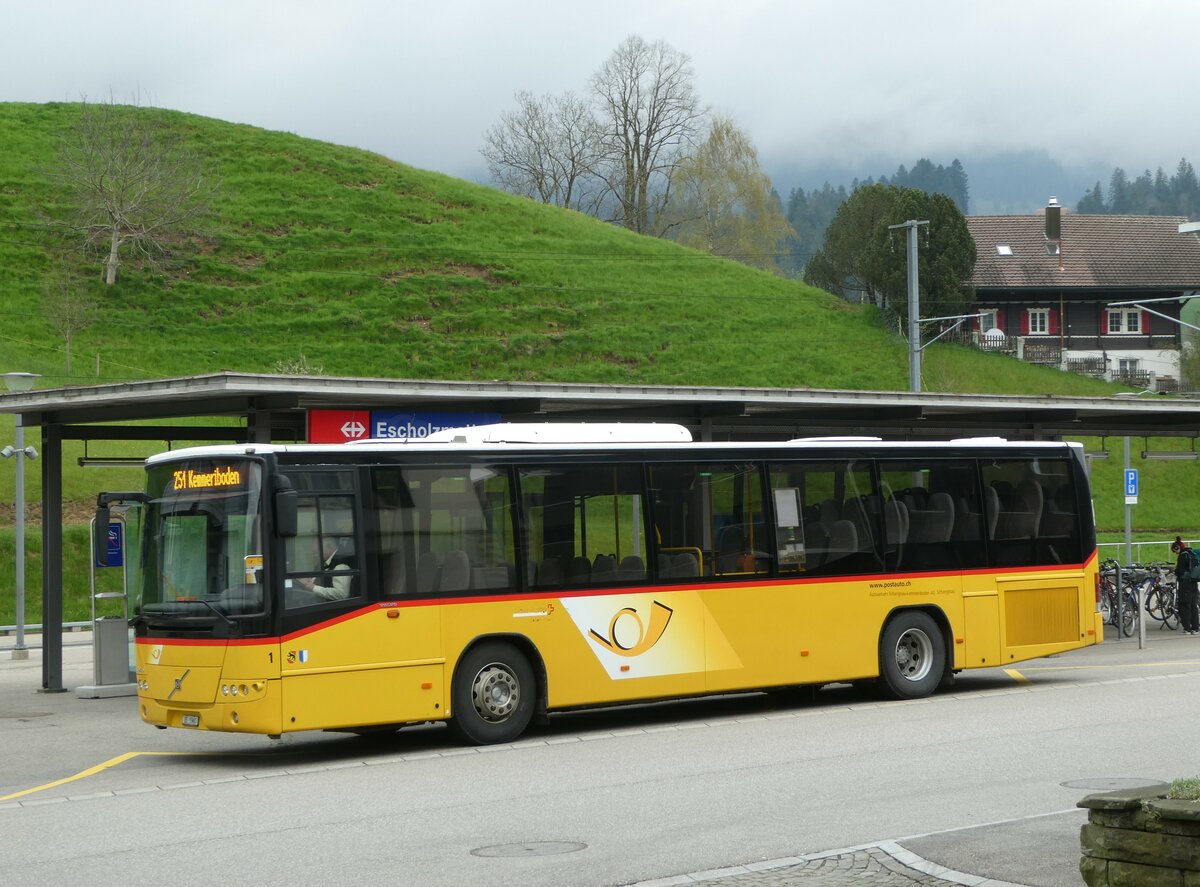 (249'327) - ASK Schangnau - Nr. 1/BE 1960/PID 4986 - Volvo am 30. April 2023 beim Bahnhof Escholzmatt