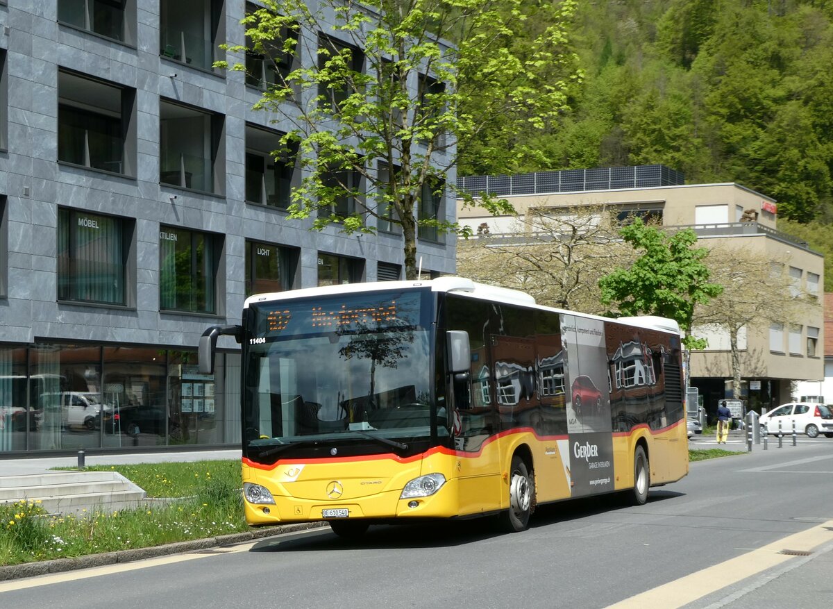 (249'394) - PostAuto Bern - BE 610'540/PID 11'404 - Mercedes am 2. Mai 2023 beim Bahnhof Interlaken Ost