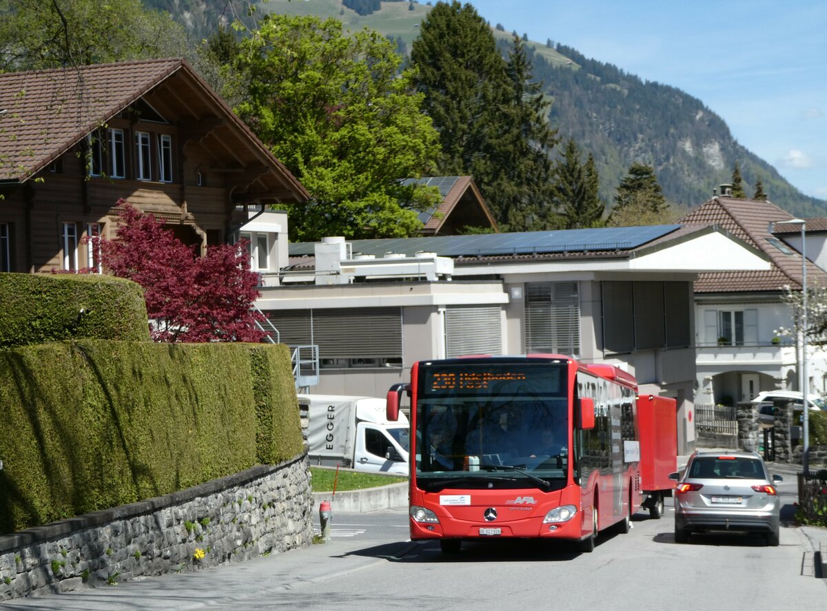 (249'550) - AFA Adelboden - Nr. 96/BE 823'926 - Mercedes am 4. Mai 2023 in Frutigen, Obere Bahnhofstrasse