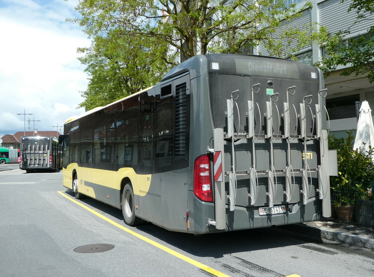 (250'025) - STI Thun - Nr. 413/BE 851'413 - Mercedes am 15. Mai 2023 bei der Schifflndte Thun