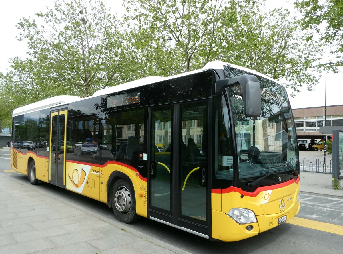 (250'168) - CarPostal Ouest - VD 259'949/PID 10'009 - Mercedes am 18. Mai 2023 beim Bahnhof Yverdon