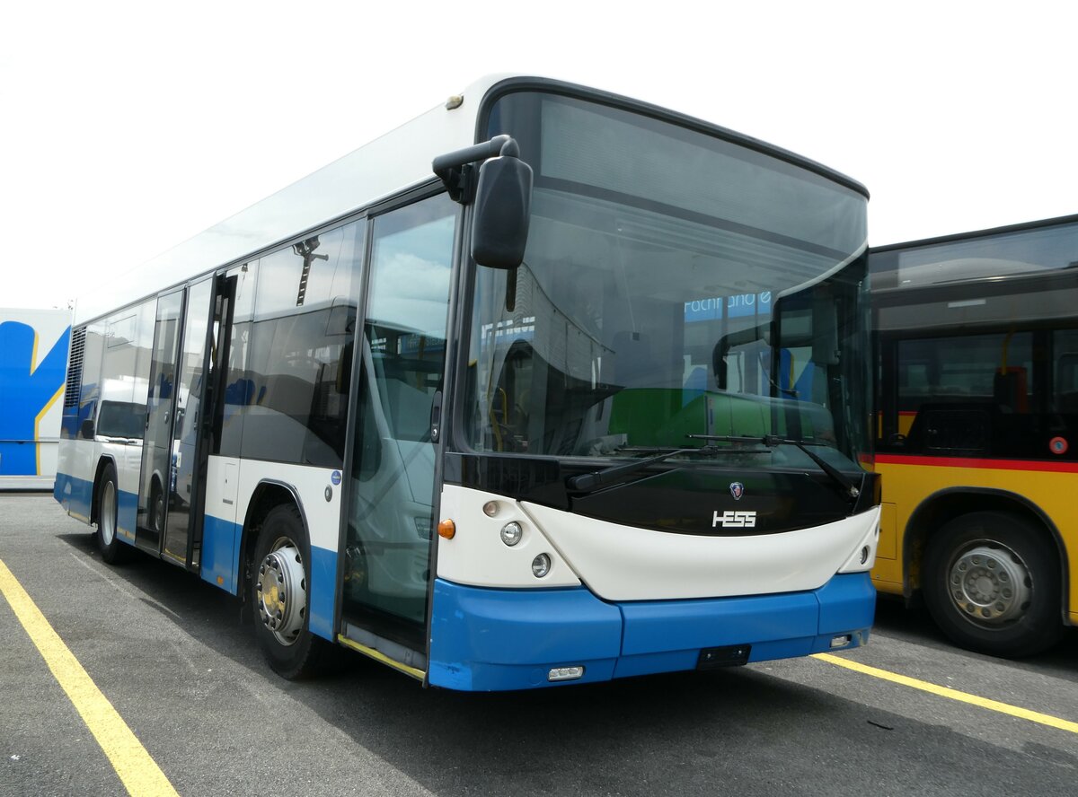 (250'233) - Interbus, Kerzers - Scania/Hess (ex VBL Luzern Nr. 617) am 18. Mai 2023 in Kerzers, Interbus