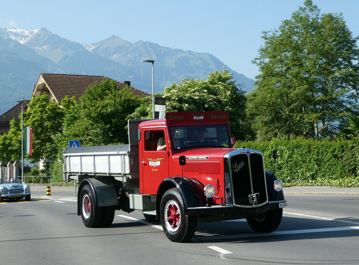 (250'525) - Dillier, Sarnen - OW 1196 - Saurer am 27. Mai 2023 in Sarnen, OiO