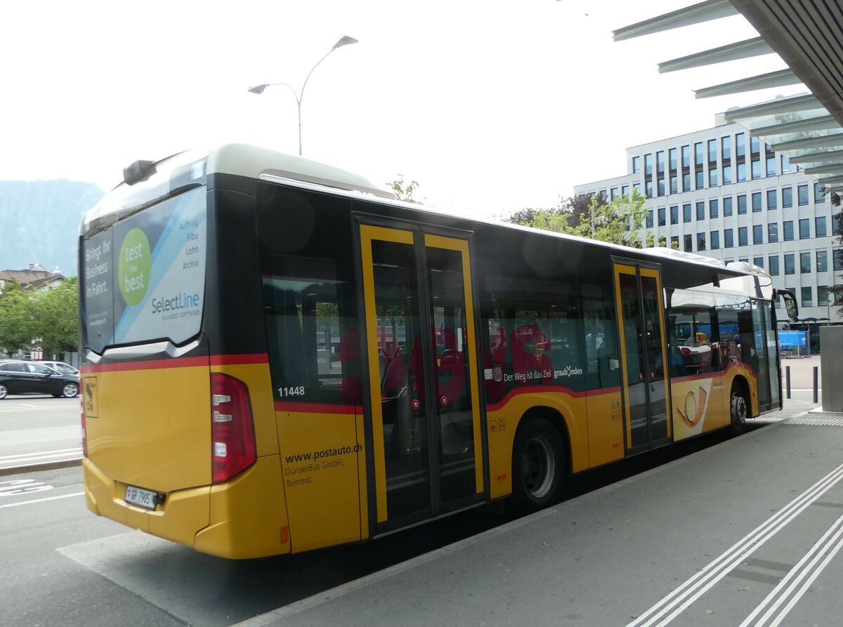 (250'736) - Dnser, Trimmis - GR 7905/PID 11'448 - Mercedes am 30. Mai 2023 beim Bahnhof Landquart