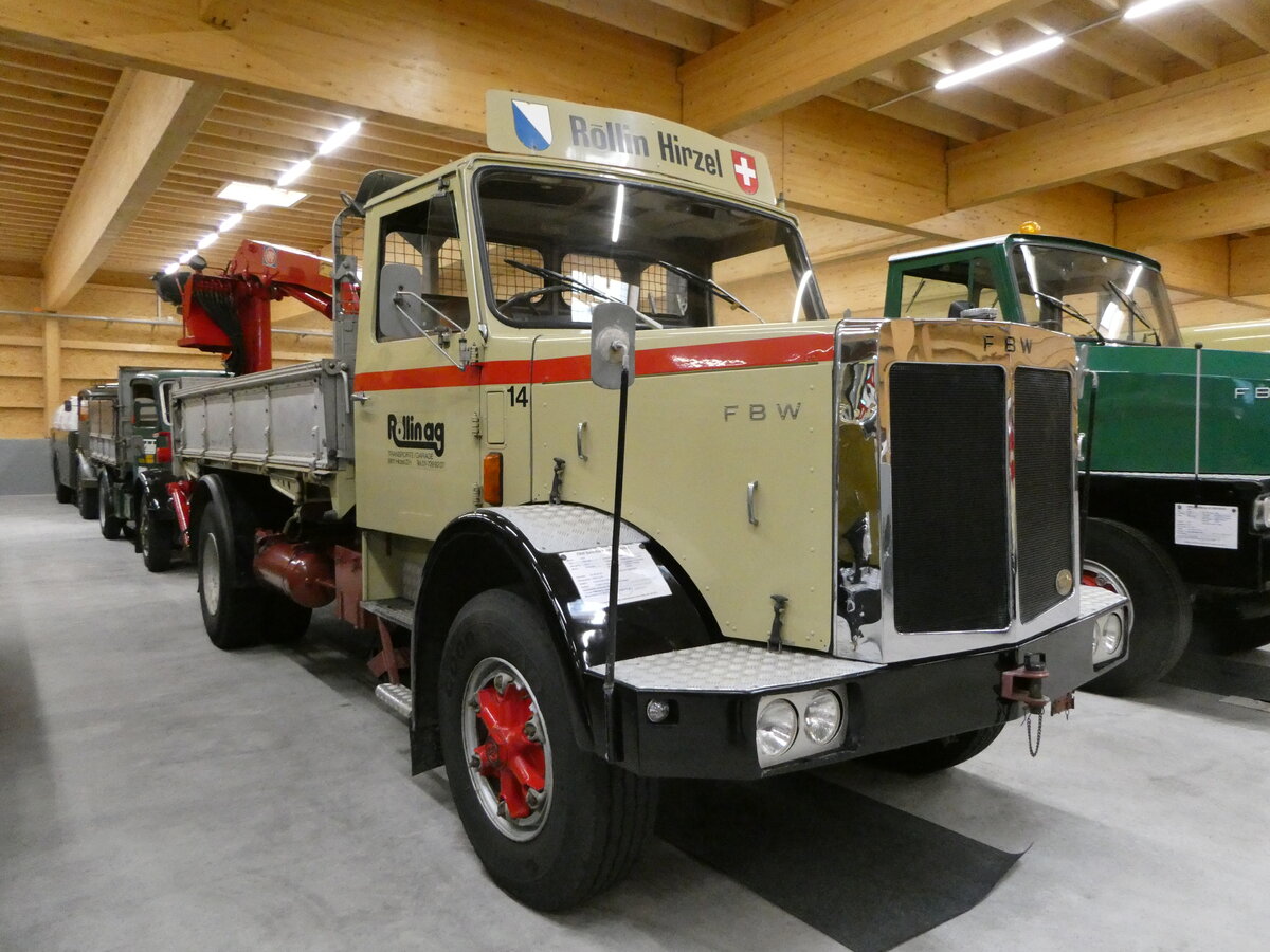 (251'261) - Rllin, Hirzel - Nr. 14 - FBW am 10. Juni 2023 in Nfels, FBW-Museum