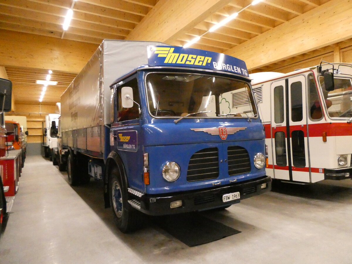 (251'263) - Moser, Brglen - FBW am 10. Juni 2023 in Nfels, FBW-Museum