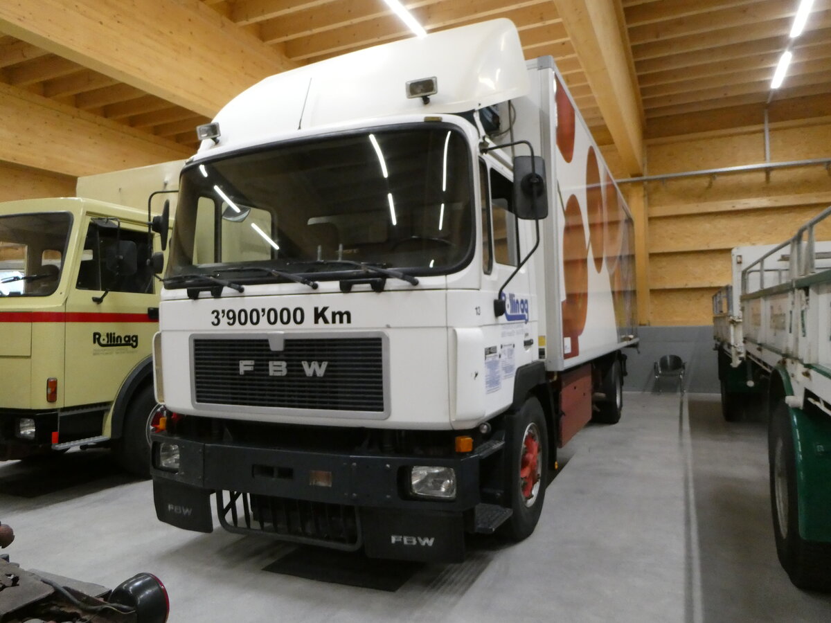 (251'267) - Rllin, Hirzel - Nr. 13 - FBW am 10. Juni 2023 in Nfels, FBW-Museum